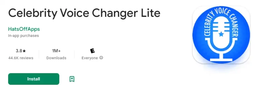 Celebrity Voice Changer