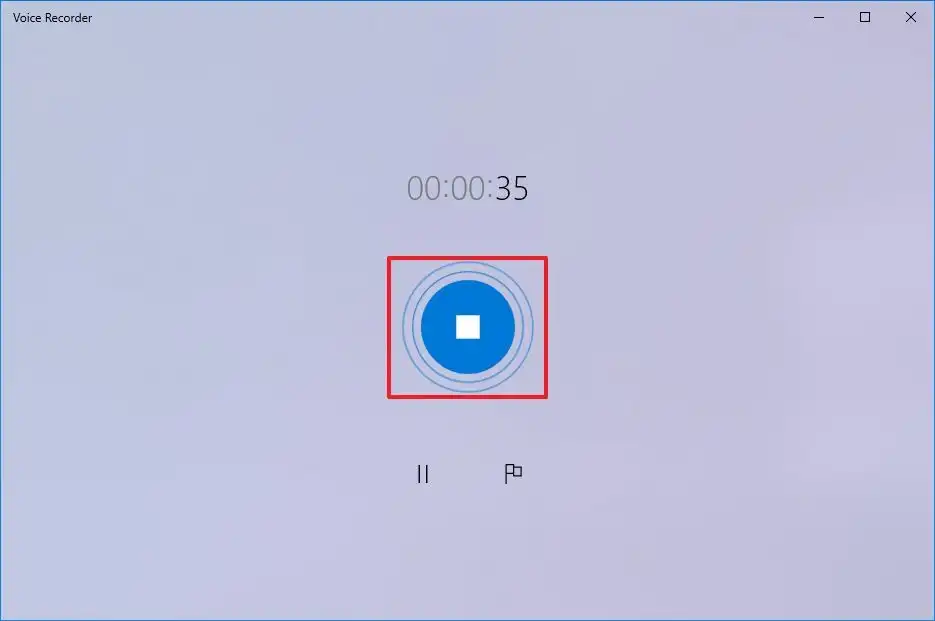 Windows voice recorder