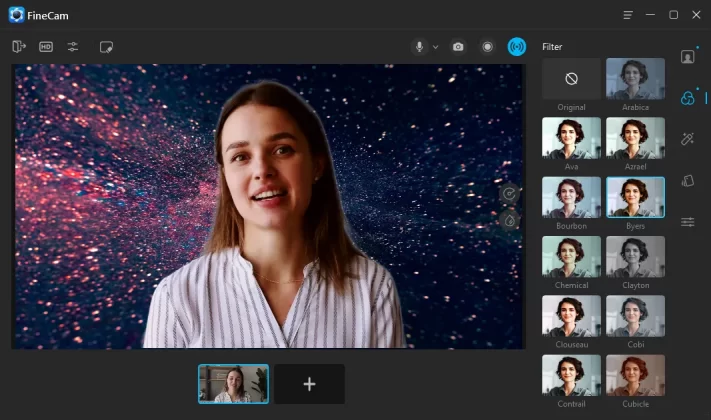 Add Webcam Filters – FineCam