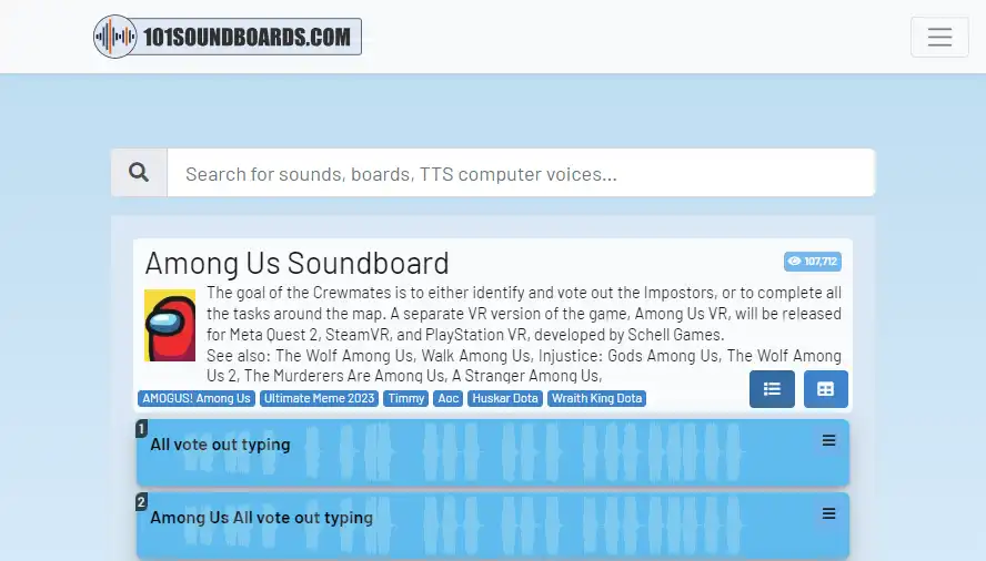 101 Soundboard