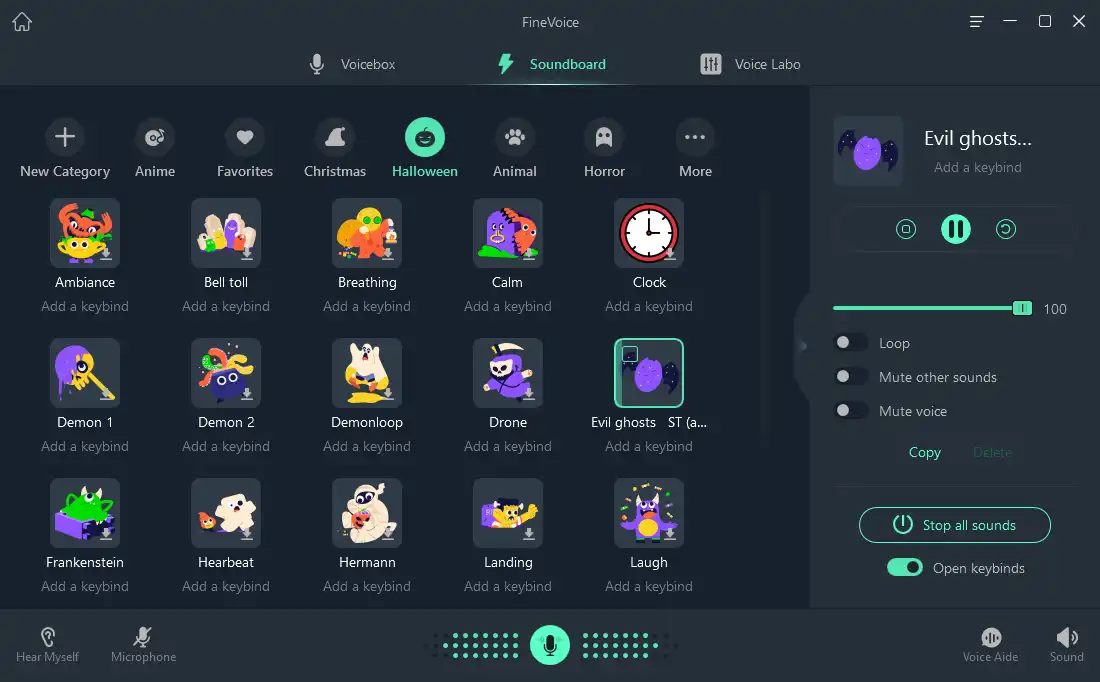 FineVoice Soundboard