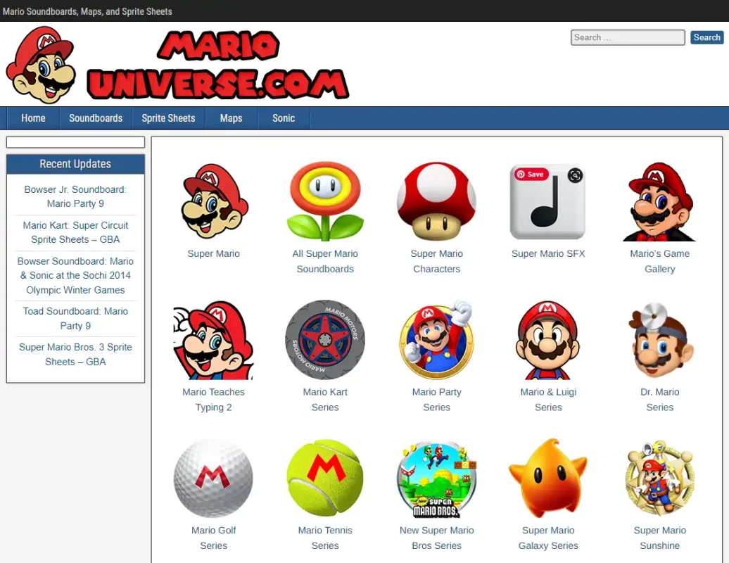 Mario Universe.com