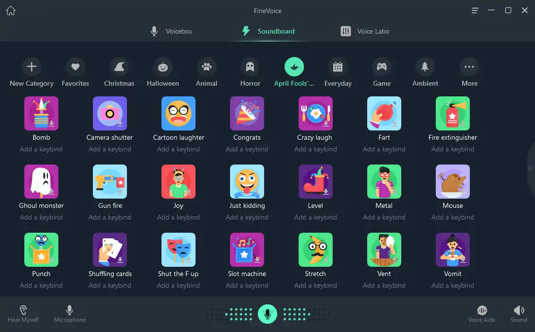 FineVoice Soundboard
