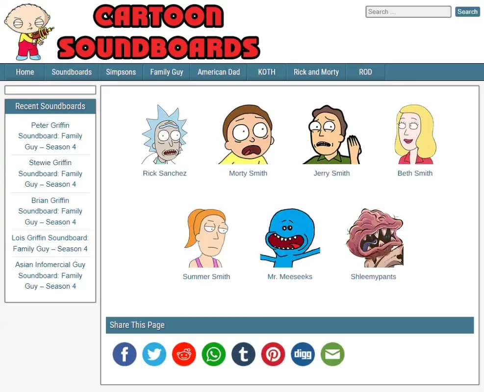 Cartoon Soundboards