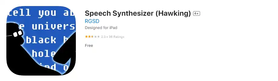Speech Synthesizer - Hawking