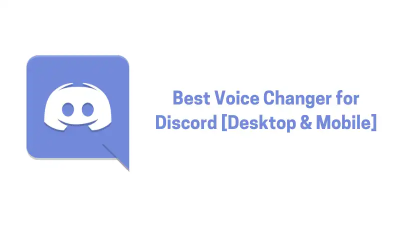 voice changer for Discord-intro