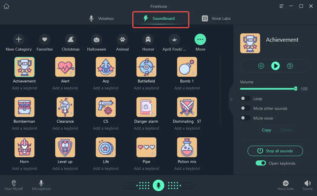FineVoice Soundboard