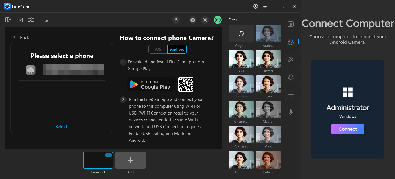 Turn Android Phone into Webcam for PC Wirelessly