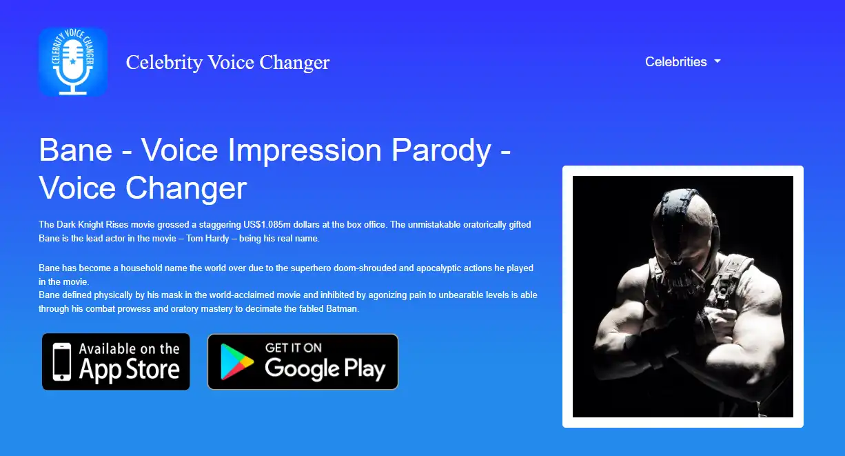 Celebrity Voice Changer