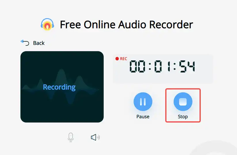 stop recording