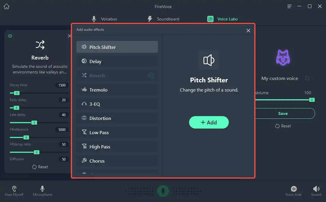 create custom voices with Voice Labo