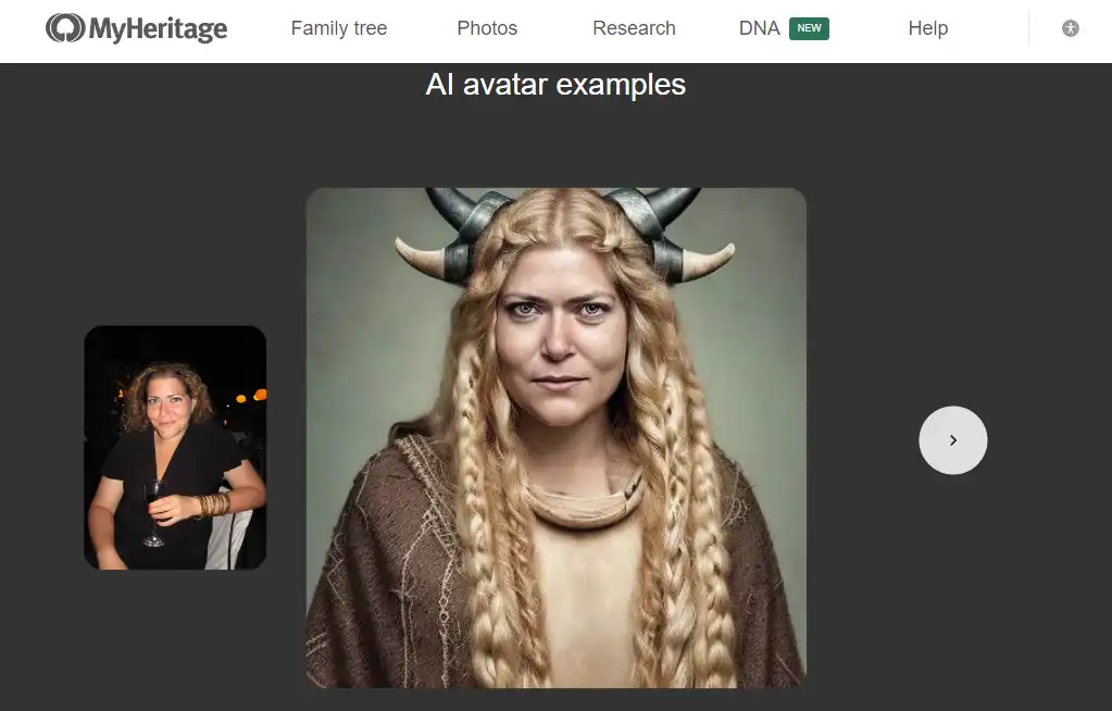 MyHeritage’s AI Time Machine