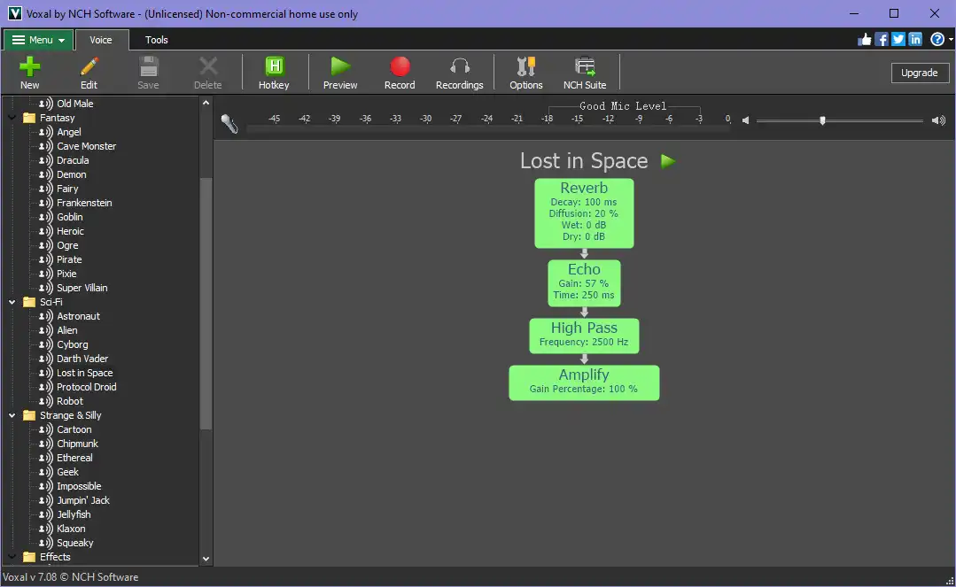 Voxal Voice Changer