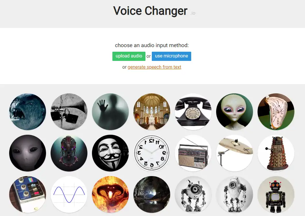 Voice changer.io