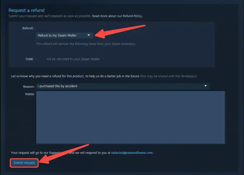 How to Refund a Game on Steam