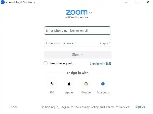 create a new zoom account