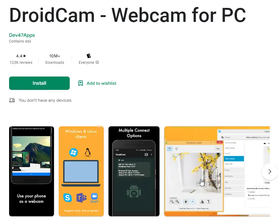 Droidcam download