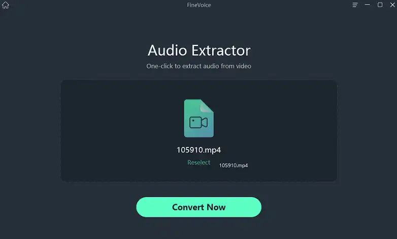 Extract audio