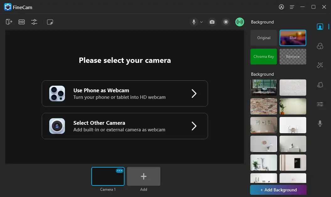 select webcam – FineCam