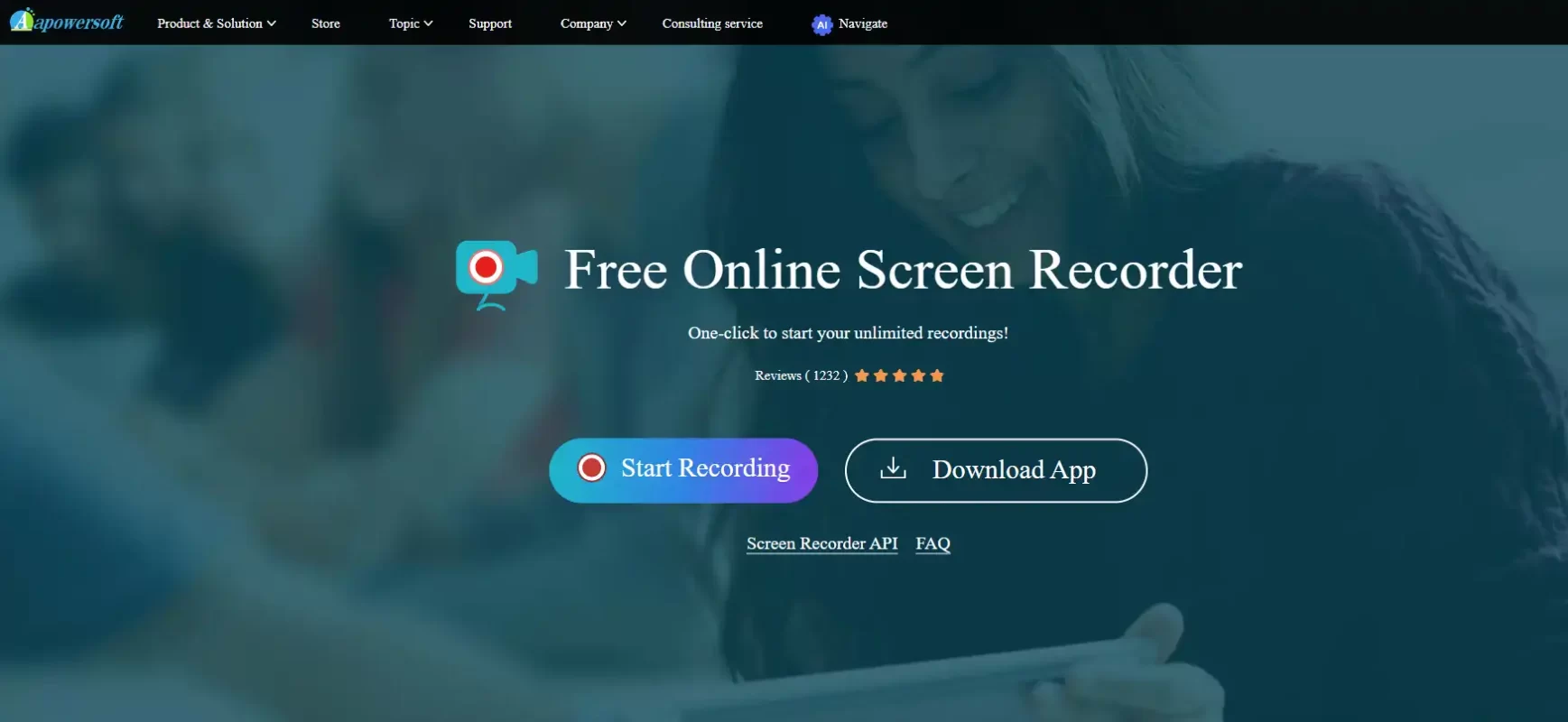 Apowersoft free online screen recorder