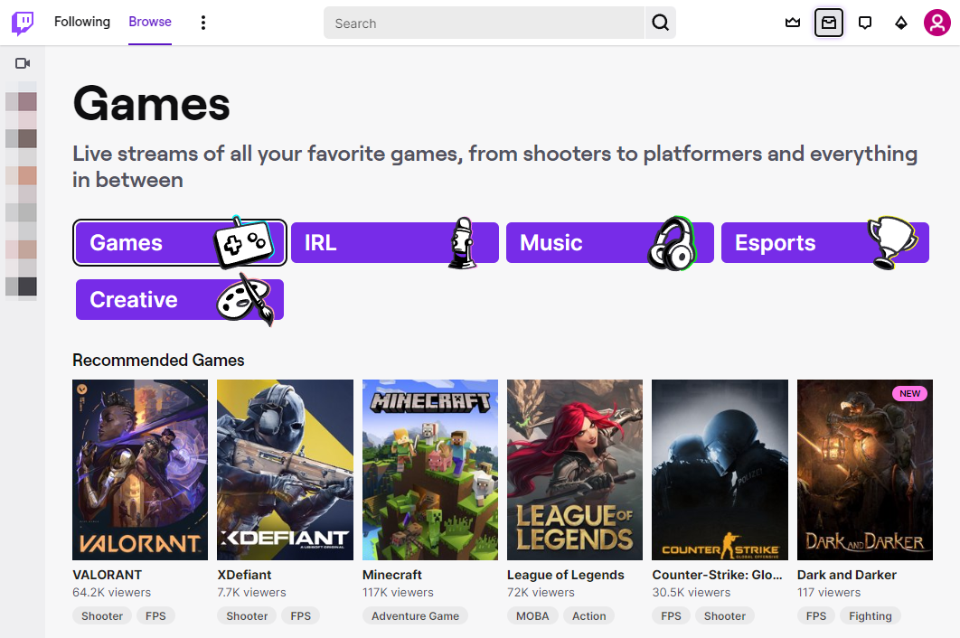 The Popularity Of Twitch,  Gaming, Other Streaming Sites On