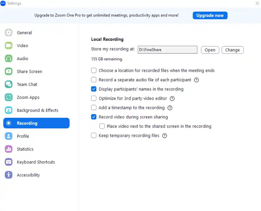 how to use zoom to record a video presentation