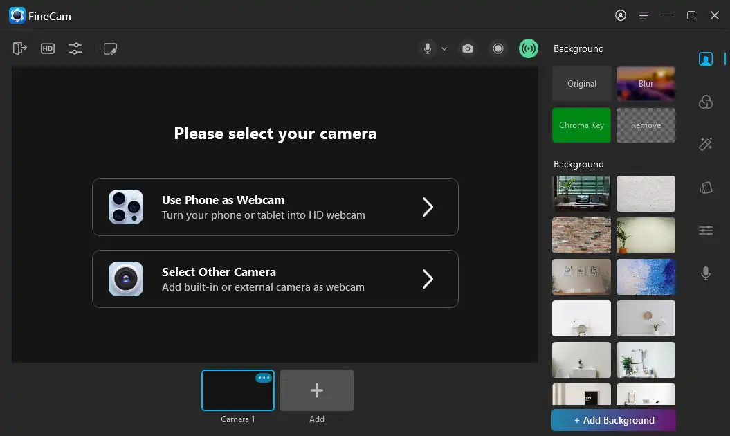 Select Webcam – FineCam