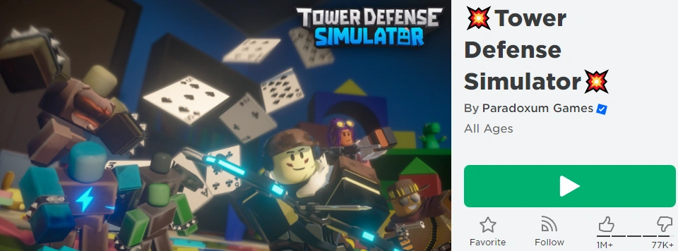 Tower Defense Simulator