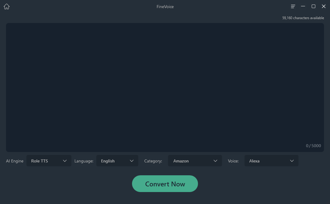 Fineshare Text to Speech Alexa Voice