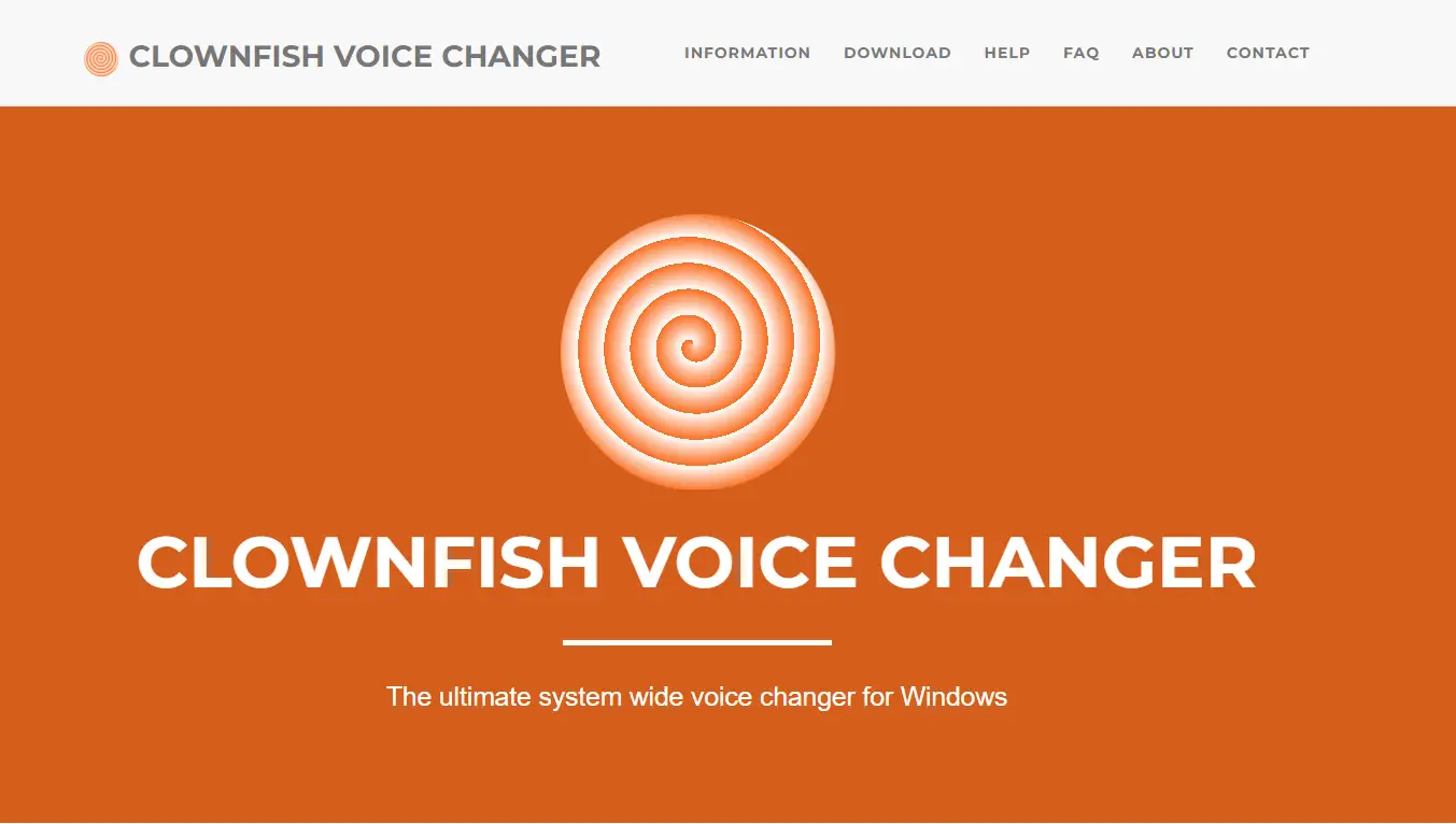Clownfish Voice Changer