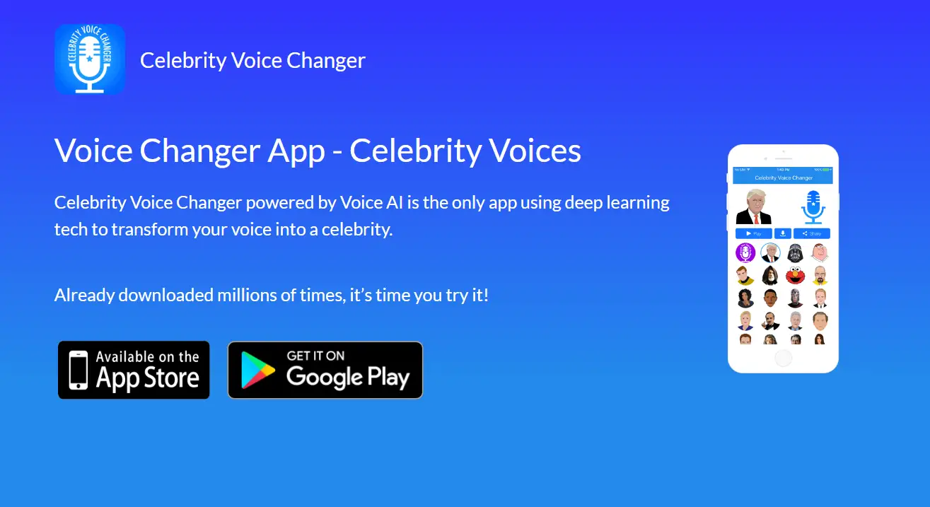 Celebrity Voice Changer