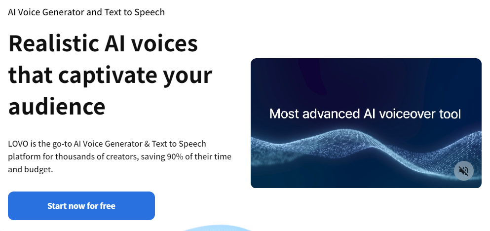 Lovo AI Voice Generator