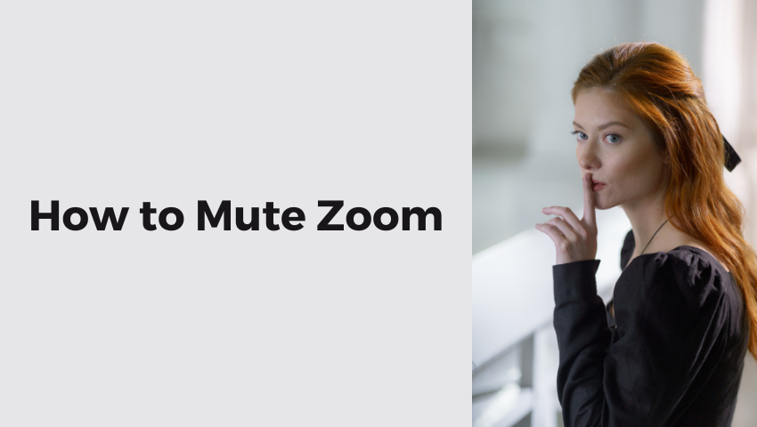 how to mute Zoom