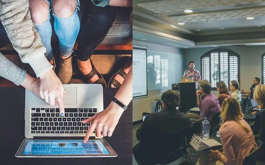 online learning and classroom learning