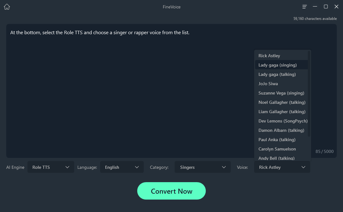 Ai Singing Voice Generator Free - Finevoice