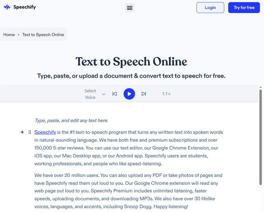 Speechify
