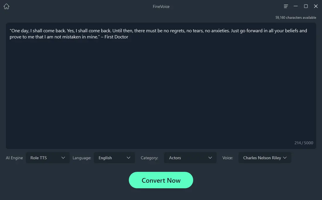 Convert Now