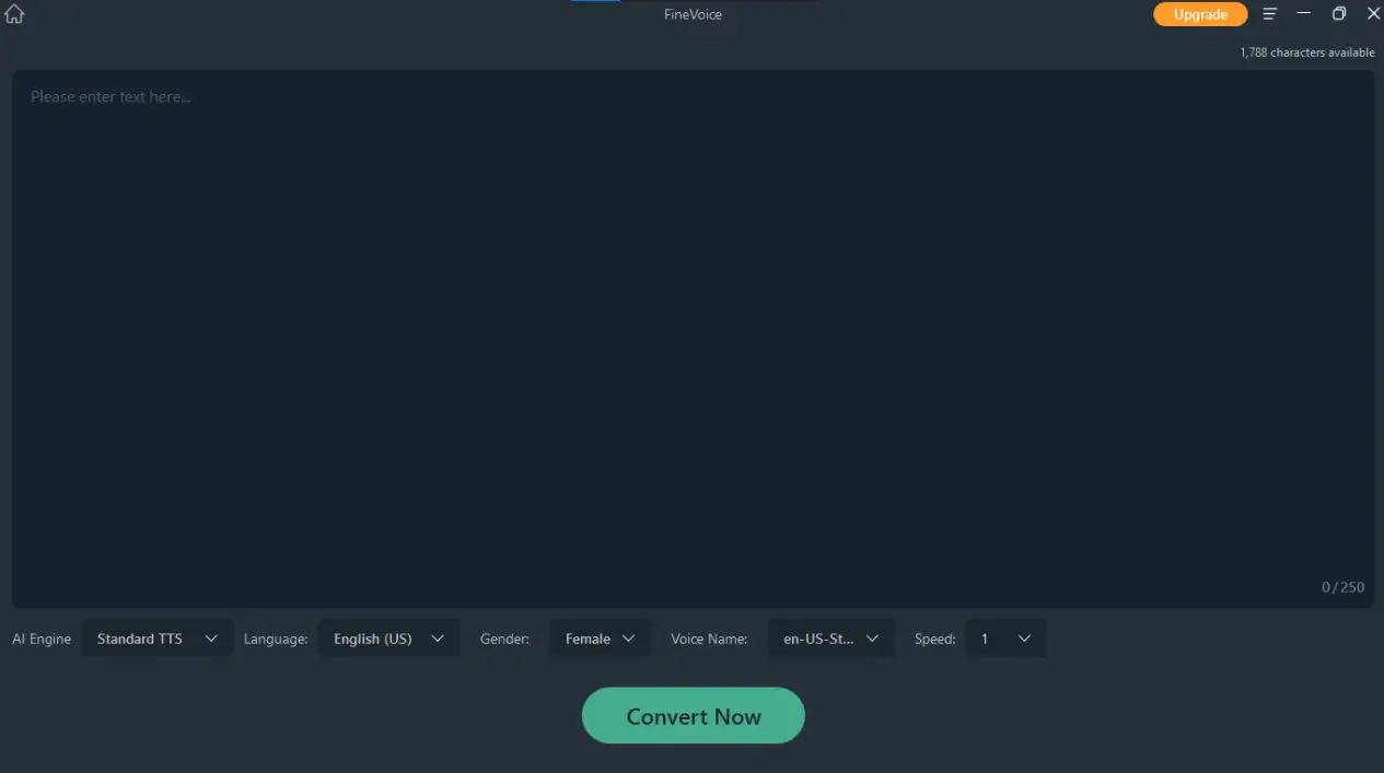 open the text to speech function