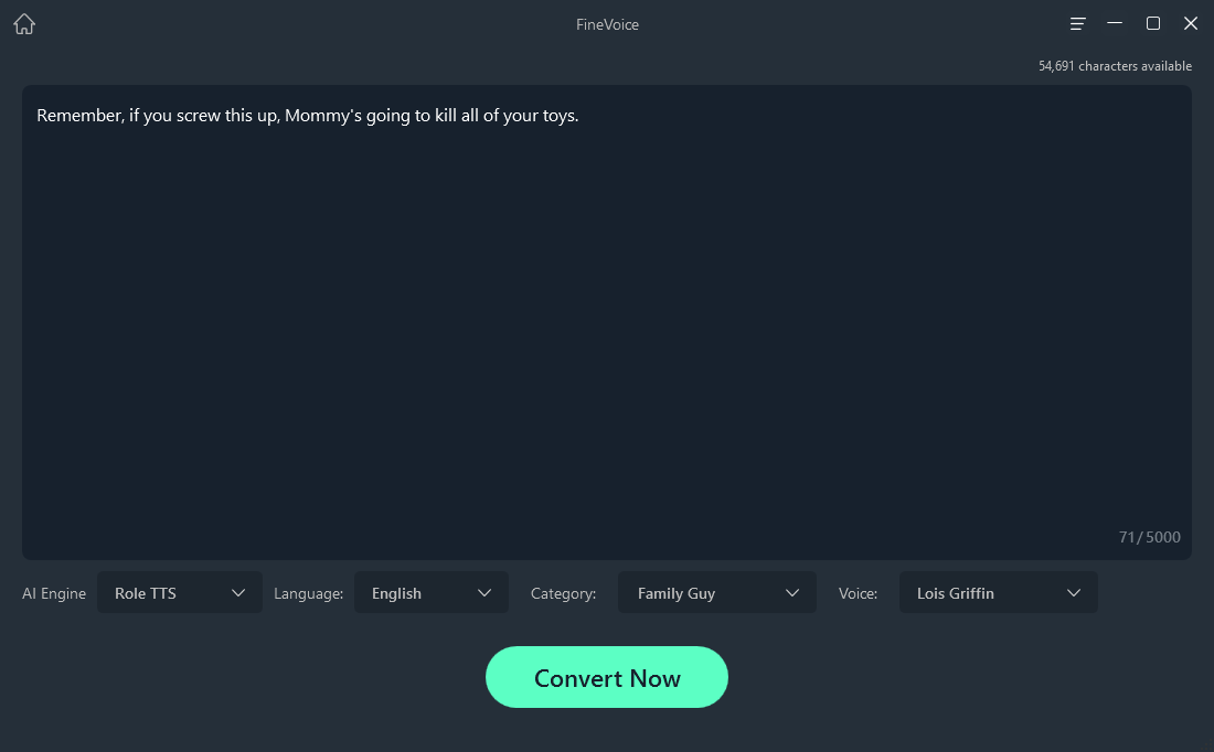 FineShare FineVoice - Lois Griffin voice