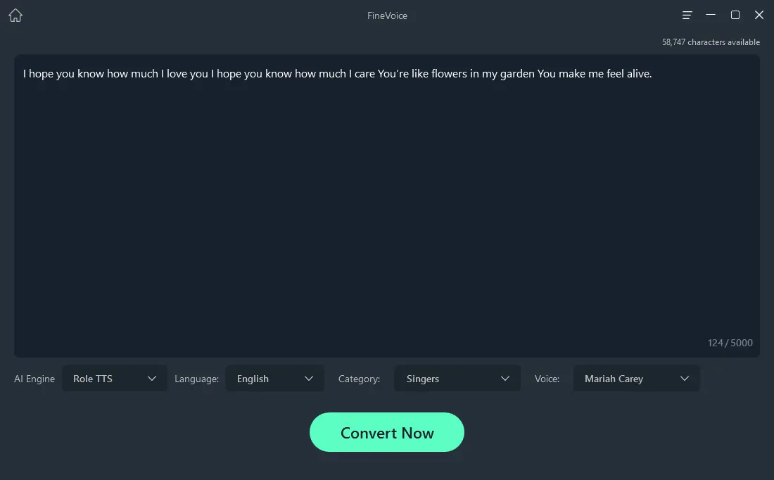 FineVoice, Miley Cyrus voice generator