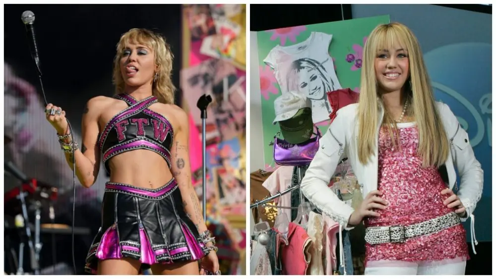 Miley Cyrus as Hannah Montana