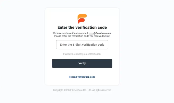 verify code