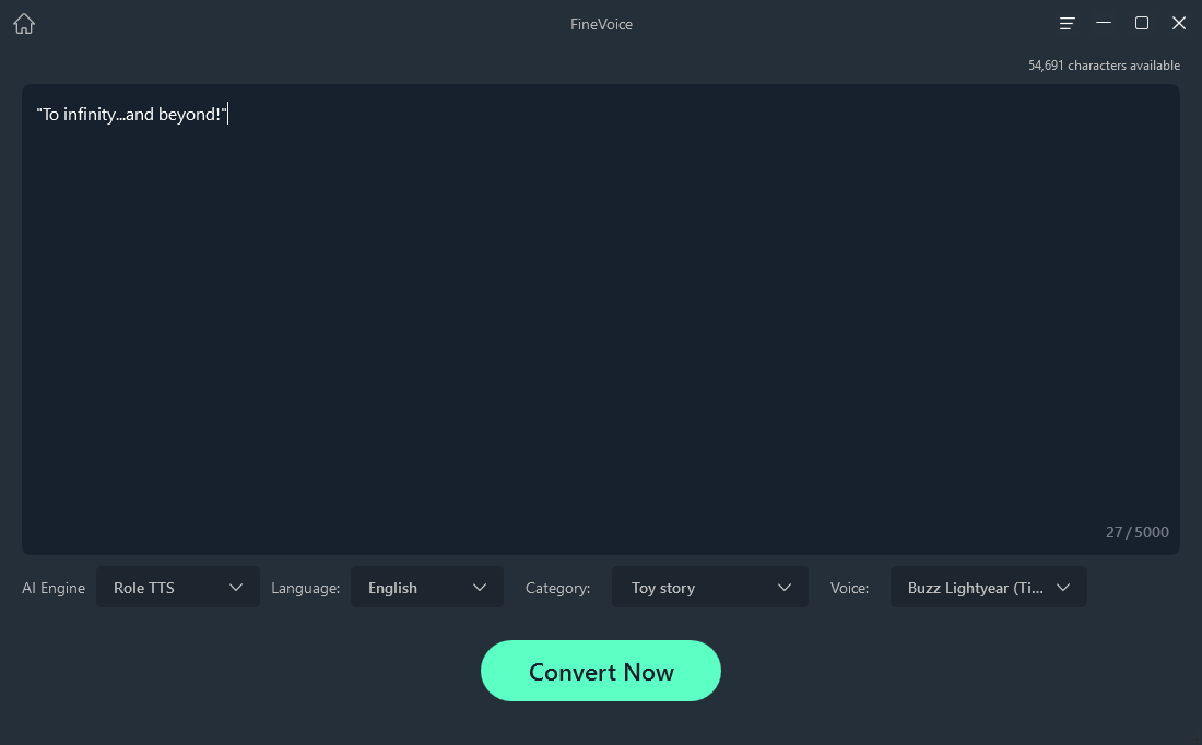 FineShare FineVoice – Buzz Lightyear Voice