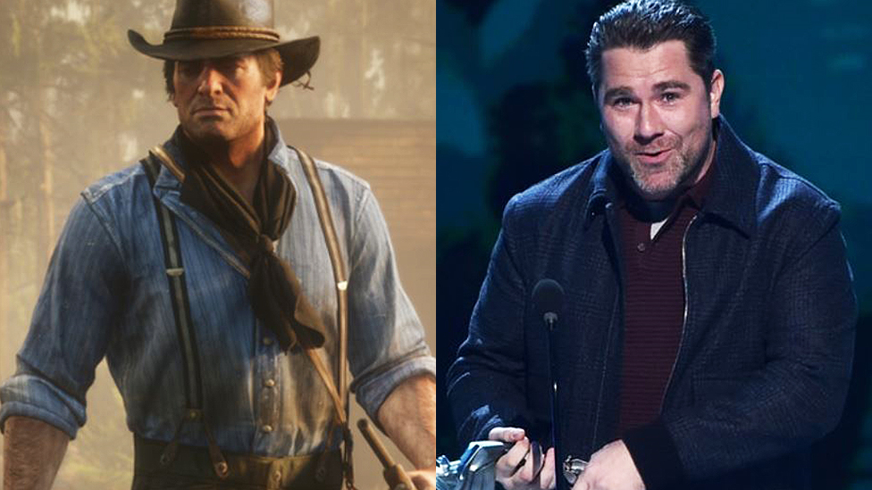 Roger Clark as the Arthur Morgan voice actor