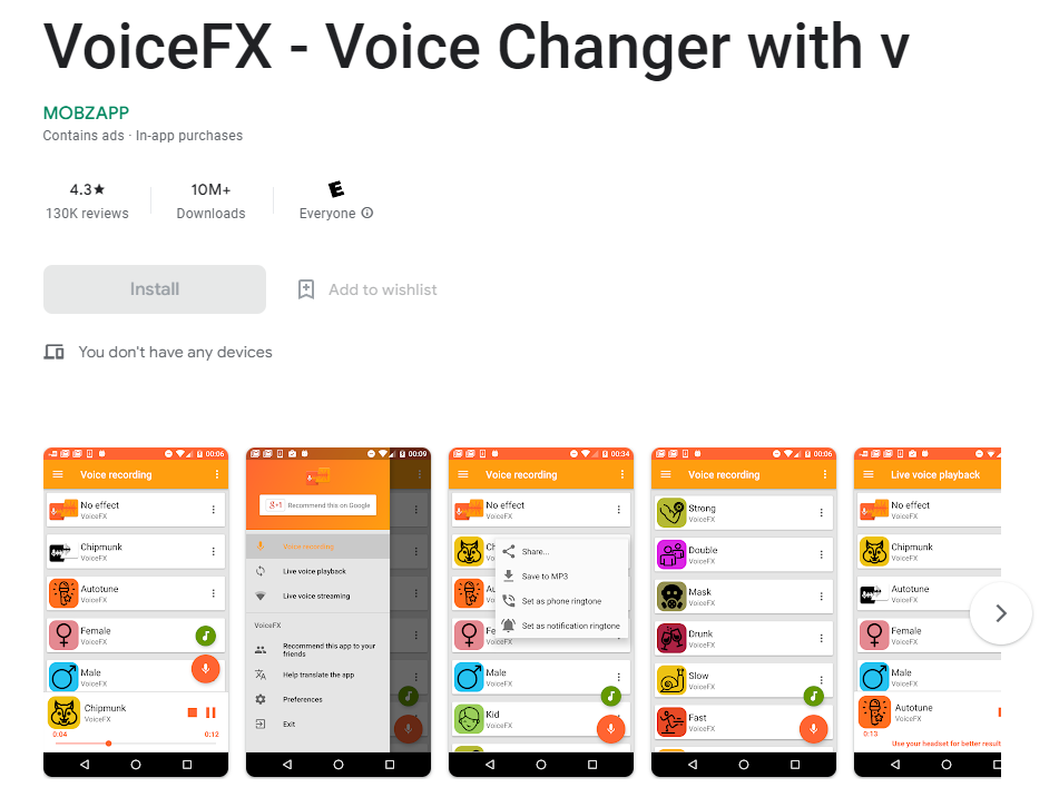  VoiceFX