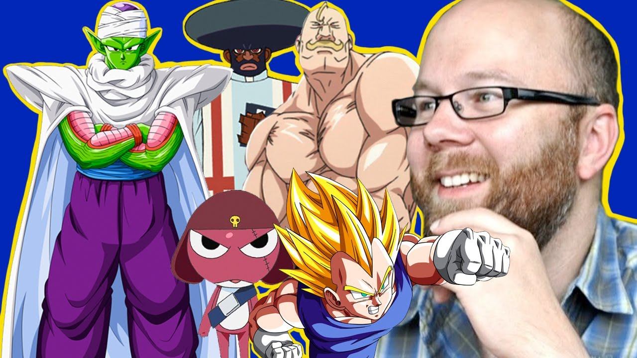 Christopher Sabat and some of his characters