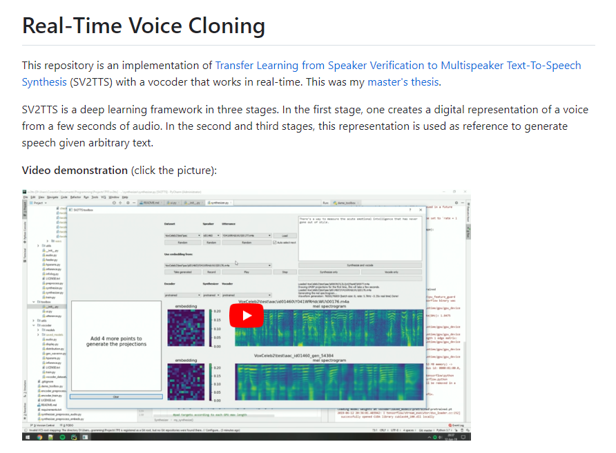 Real-Time Voice Cloning