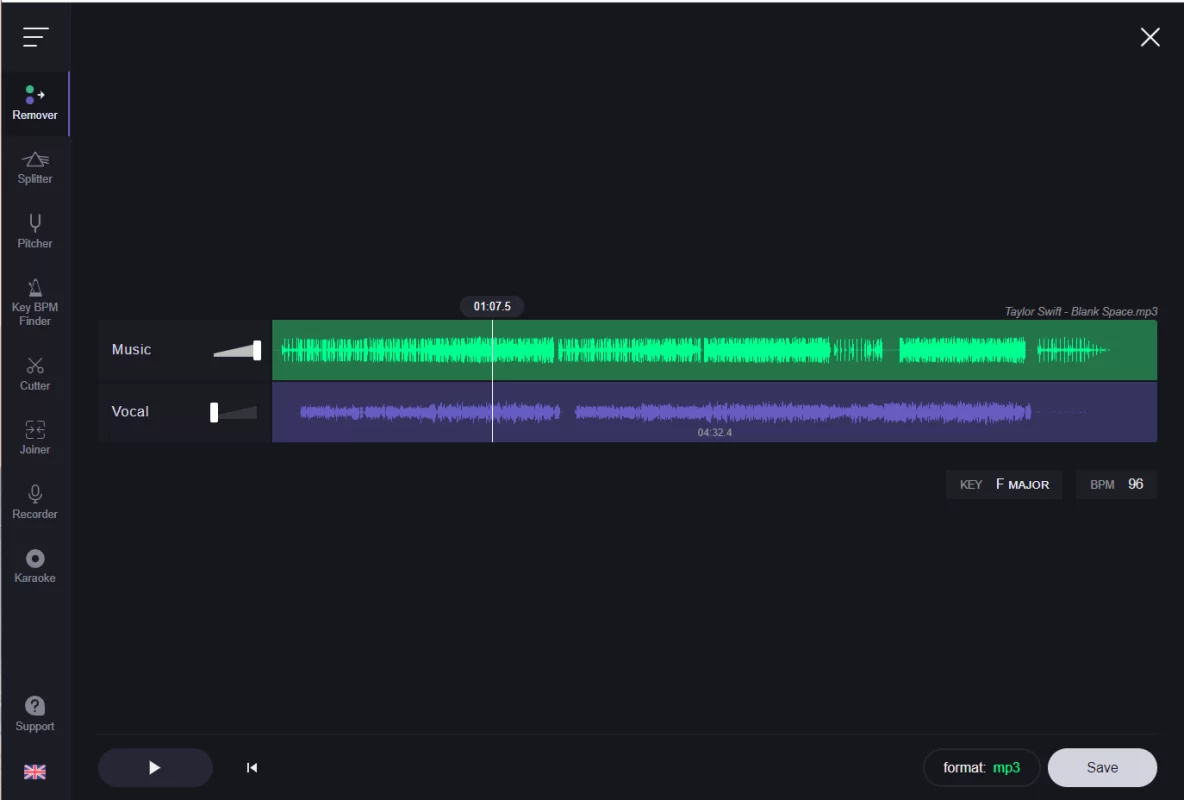 Vocal Remover and Isolation