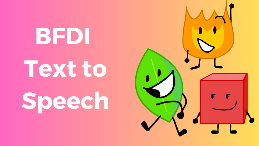 BFDI AI Voice: Giving Life to Characters through Text to Speech
