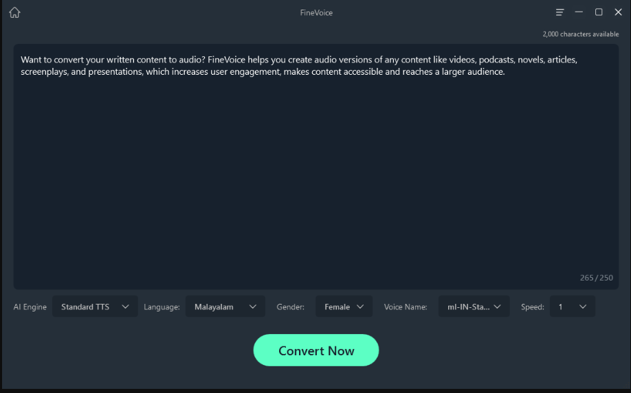 FineShare FineVoice - Cantonese text-to-speech
